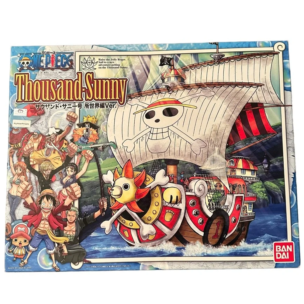 One‎ Piece Thousand Sunny Ship New World Ver Color LTD Plastic Model Unused